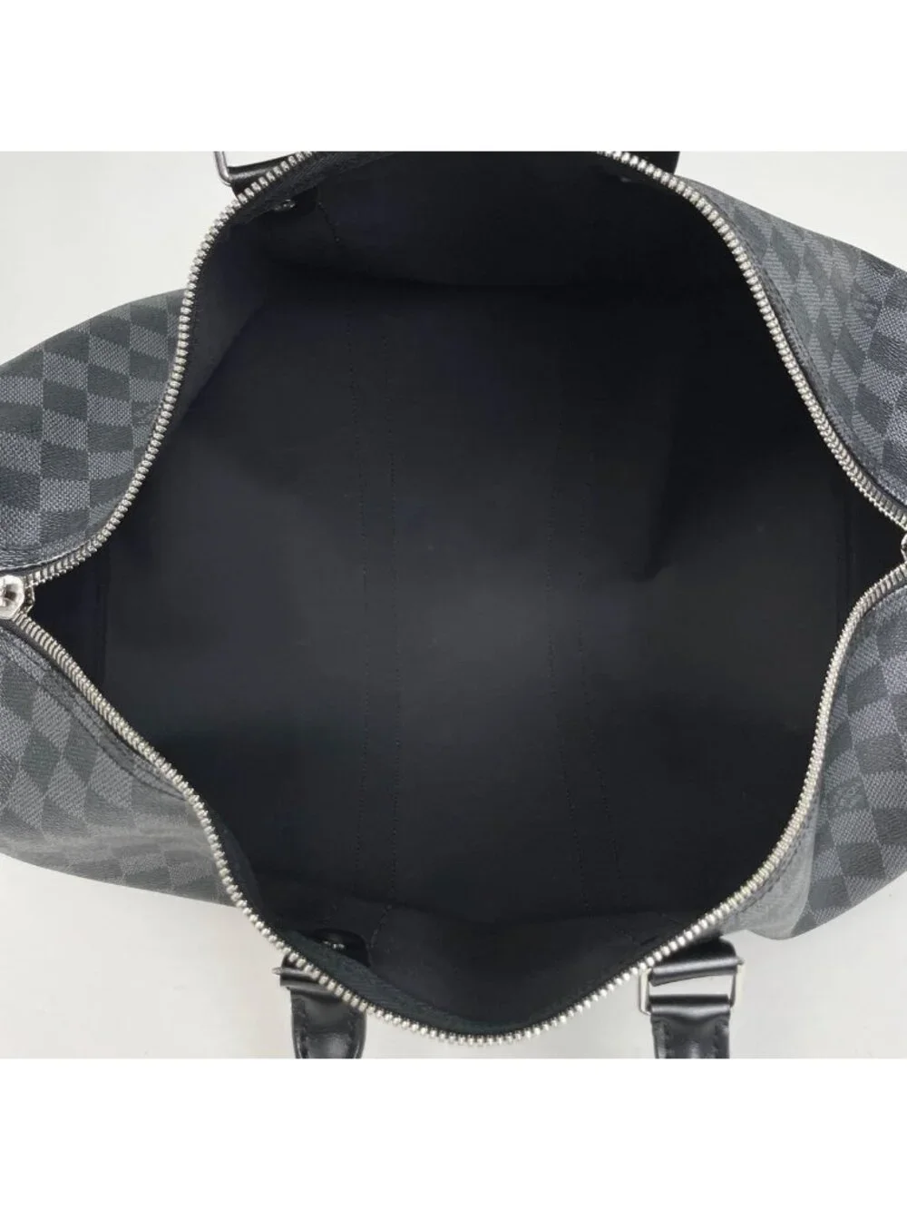 Louis Vuitton Keepall Bandouliere 45 Boston Bag Damier Graphite Noir